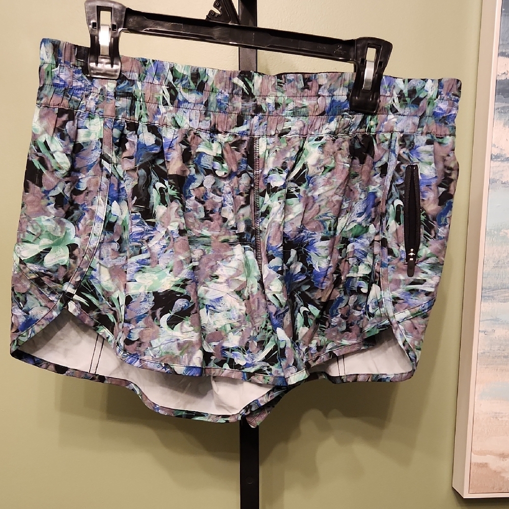 lululemon athletica Multicolor Floral Athletic Shorts